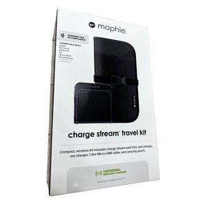 Mophie Travel Kit Wireless Charging for iPhone X and Other Qi-Enabled Smartphone